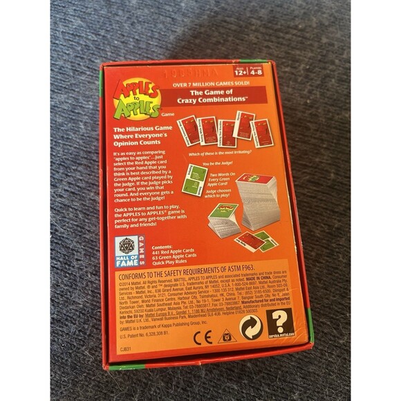 Apples to Apples Party Box Game - Complete - Mattel - 2014 - EUC - Picture 3 of 3